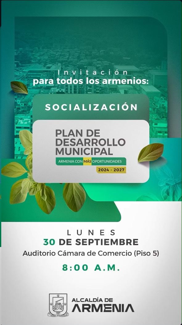 INVITACION SOCIALIZACION PDD